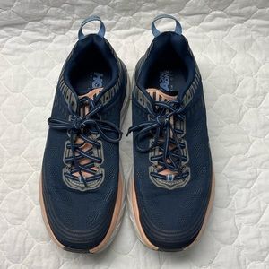 HOKA ONE ONE BONDI 6  wide WOMEN SZ10(D) RUNNING SHOES 1019272